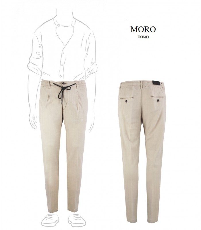 MP97 - Pantalaccio con Pinces Maglina Spigato