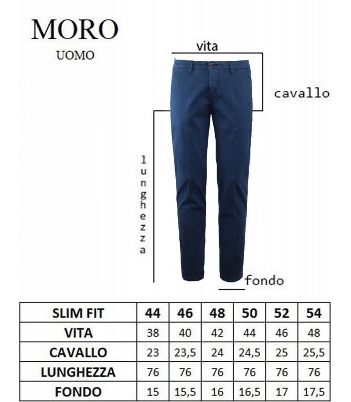 MI2254S Pantalone Raso Tasca America Slim