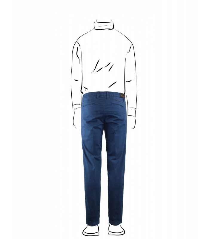 MI2254R Pantalone Tasca America Capri Raso Regular