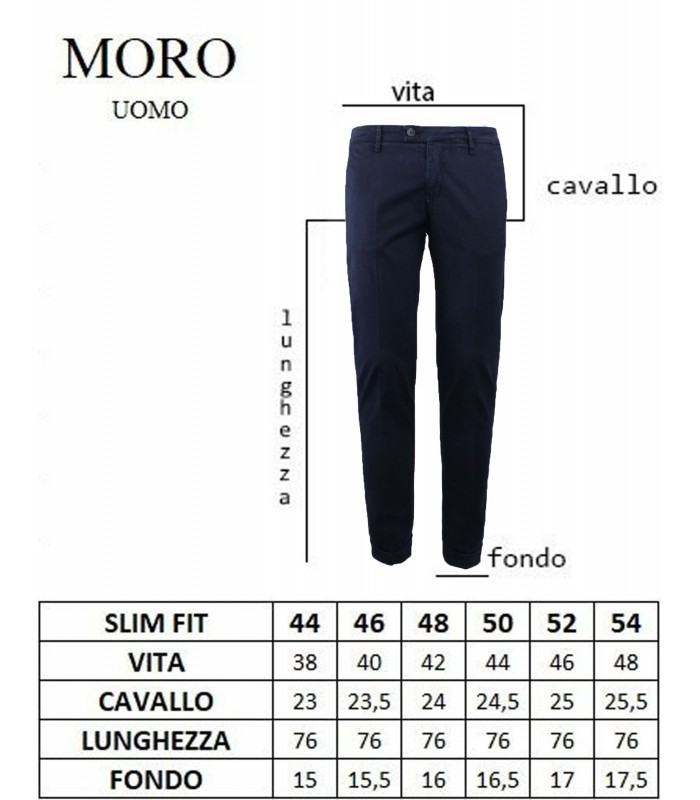 MI2271 Pantalone Tasca America Capri Raso Slim