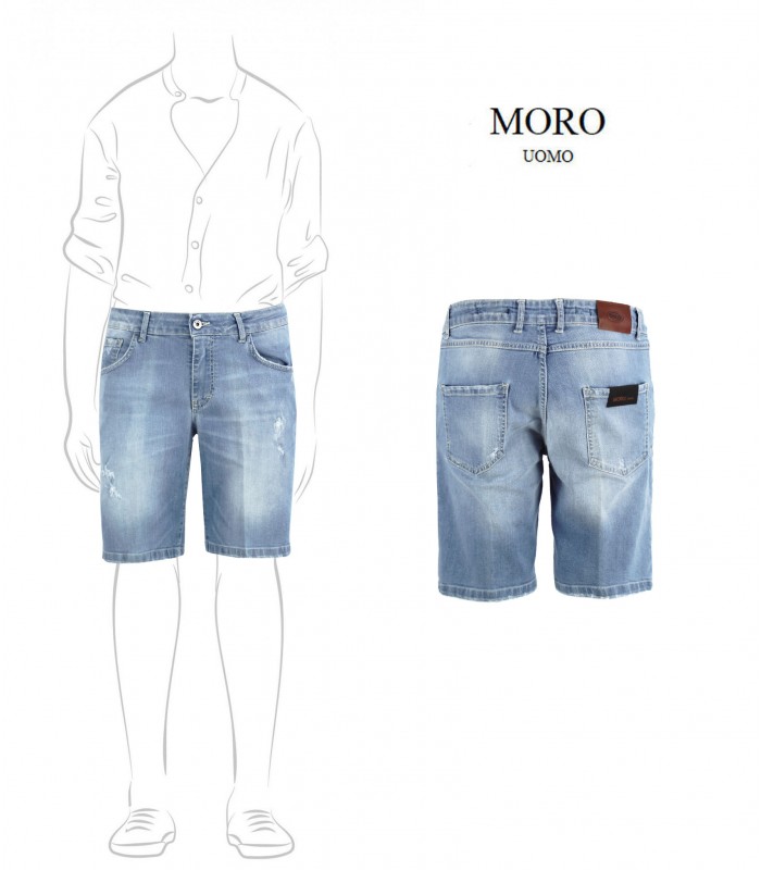 MJC27 - Bermuda Jeans 5 Tasche