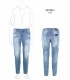 MJ855 - Jeans Denim 5 Tasche Slim