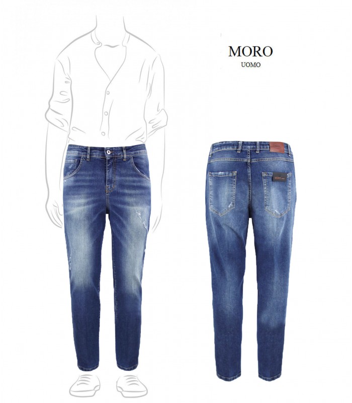 MJ123 - Jeans Denim 5 Tasche Low Crotch