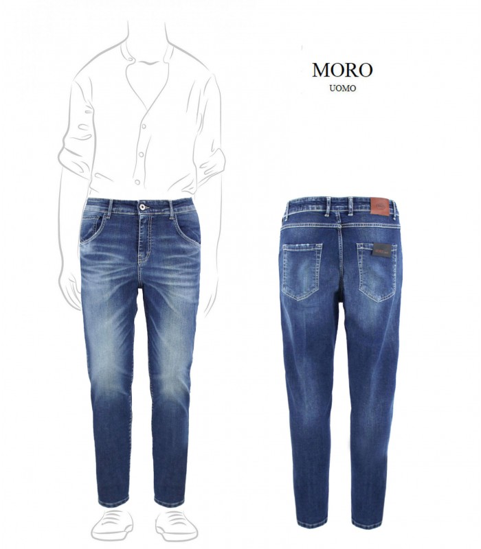 MJ124 - Jeans Denim 5 Tasche Low Crotch