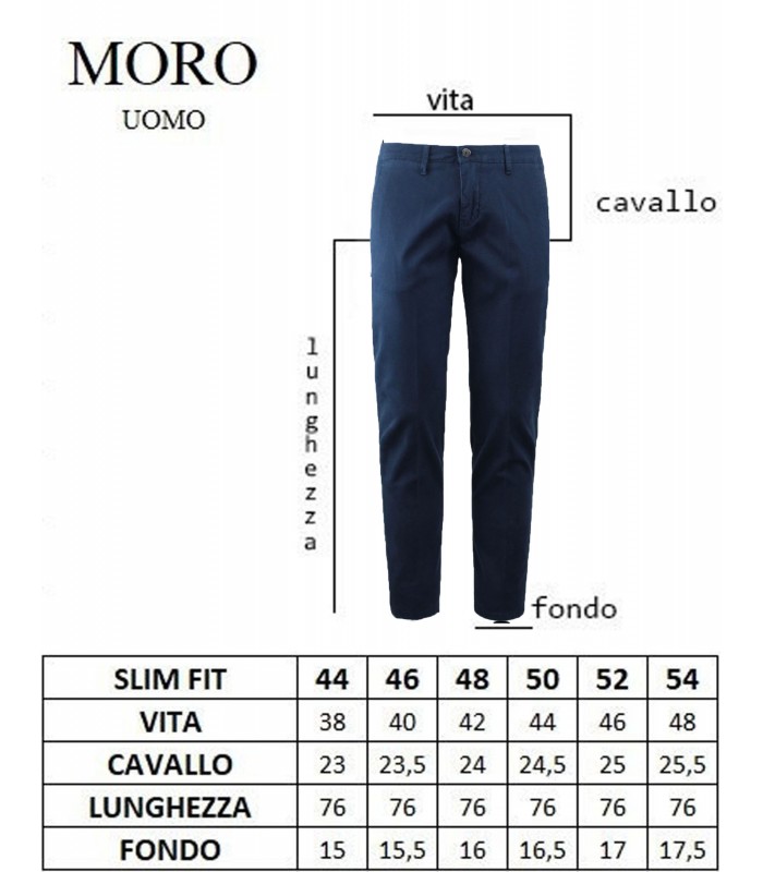 MF1454 Pantalone Tasca America Gabardina Fantasia Slim