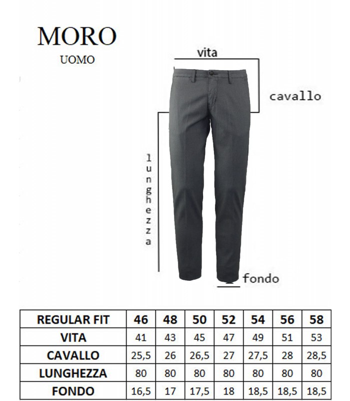 MF1455 Pantalone Tasca America Gabardina Fantasia Regular