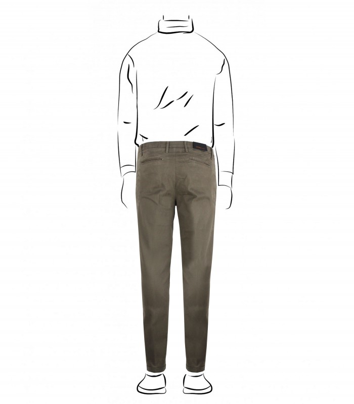 MI2341 - Pantalone Tasca America Capri Gabardina