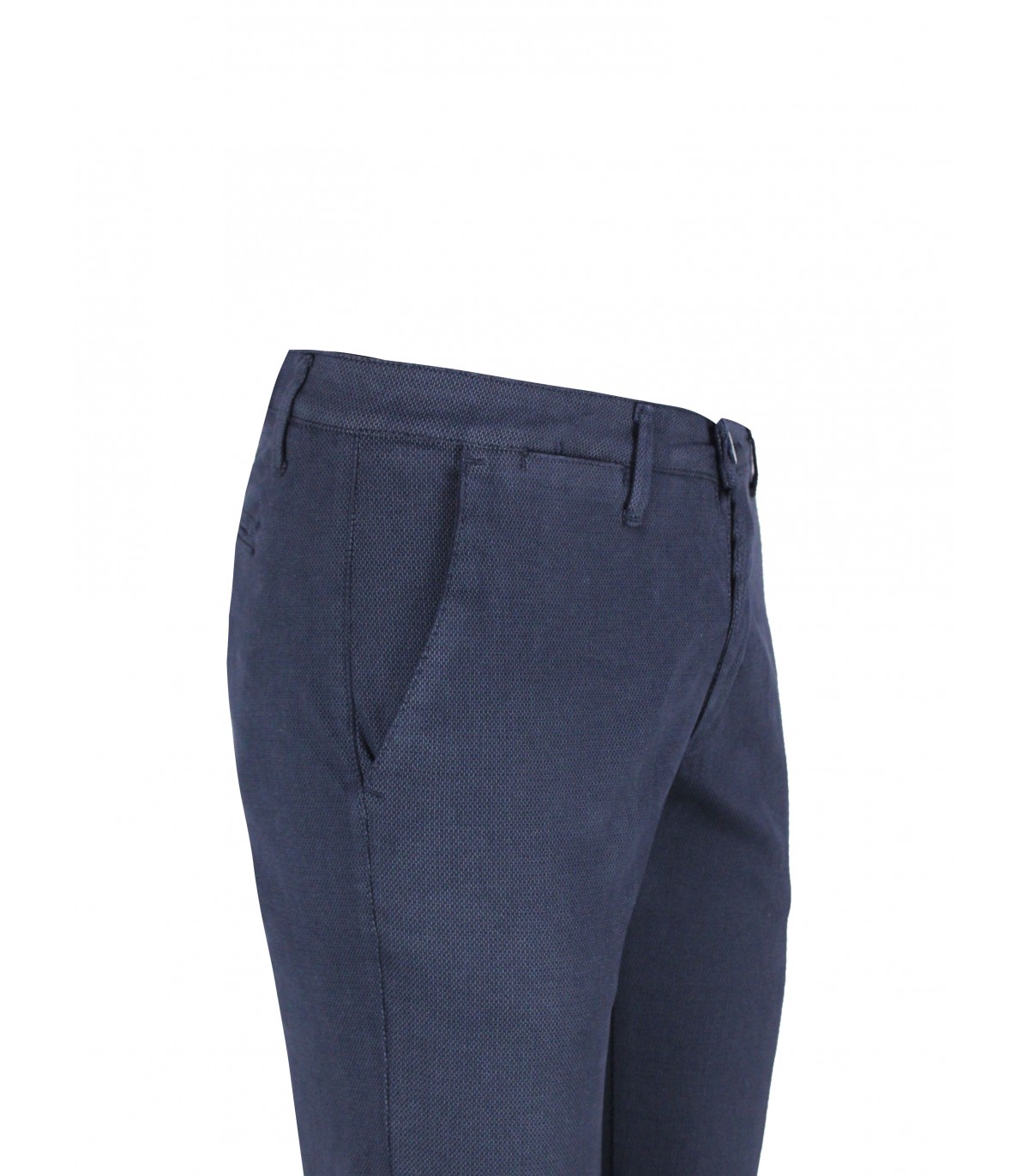 MF011 - Pantalone Tasca America Gabardina Fantasia Slim