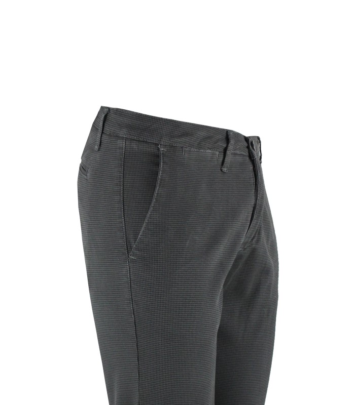 MF016 - Pantalone Tasca America Gabardina Fantasia Regular