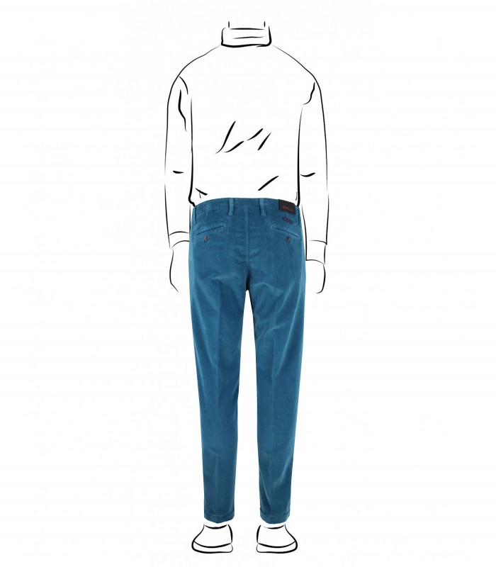 MI2397 - Pantalone Tasca America Capri Velluto