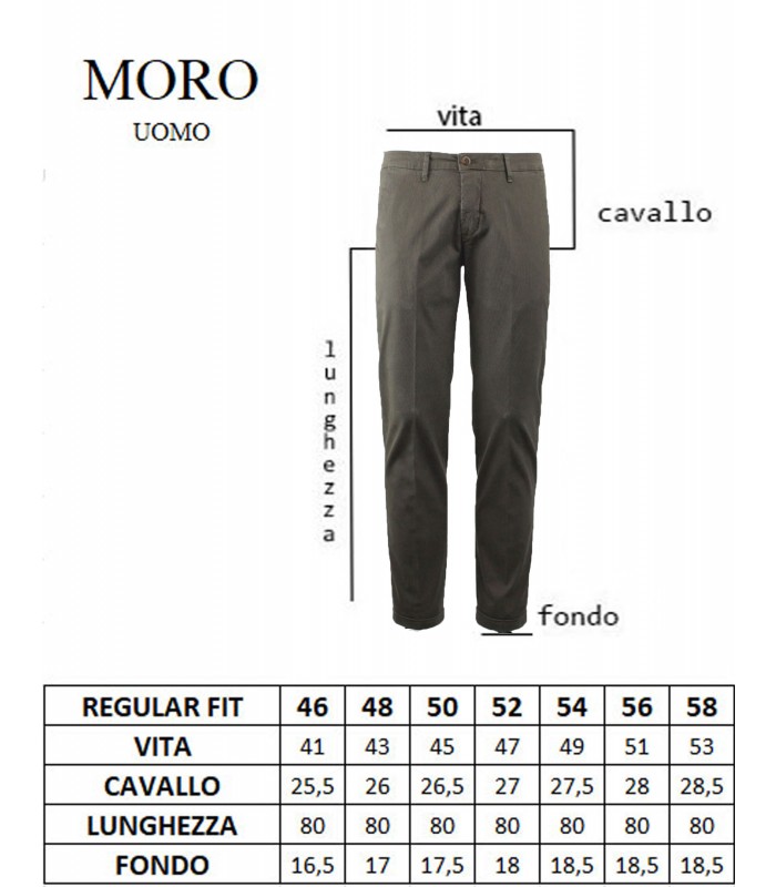 MF1688 Pantalone Tasca America Raso Fantasia Regular