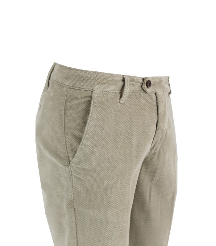 MI2349 - Pantalone Tasca America Velluto Armaturato Slim