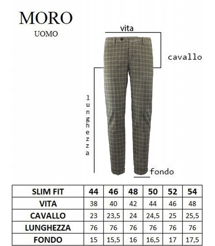 MF1845 Pantalone Tasca America Velluto Fantasia Slim