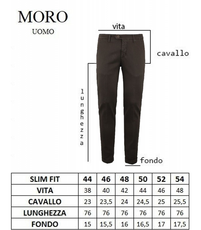 MI2274 Pantalone Tasca America Armaturato Slim