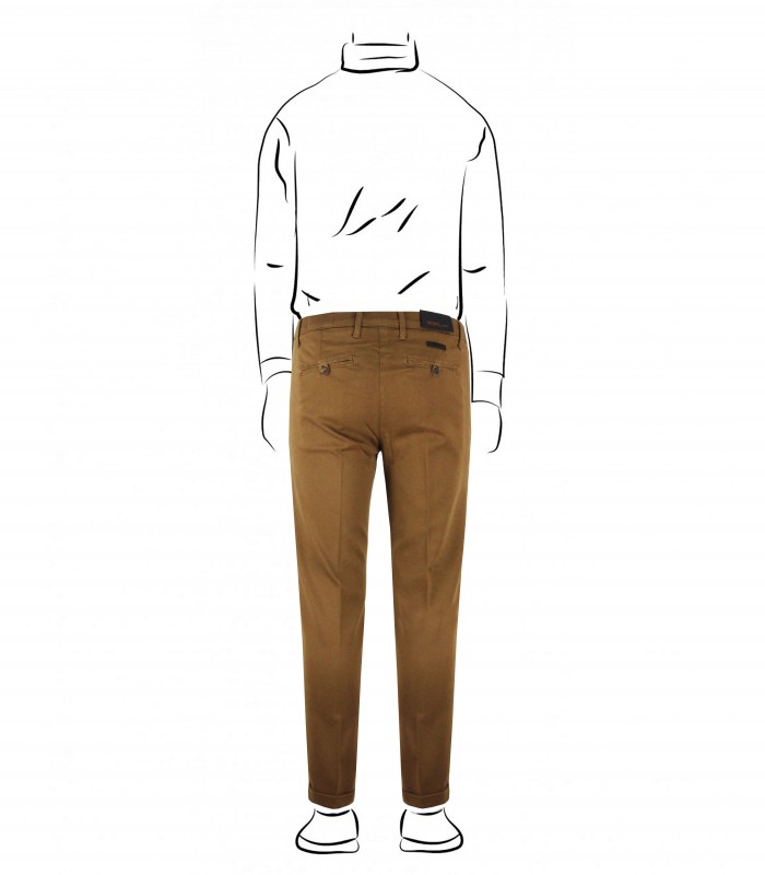 MI2367 - Pantalone Tasca America Armaturato Slim