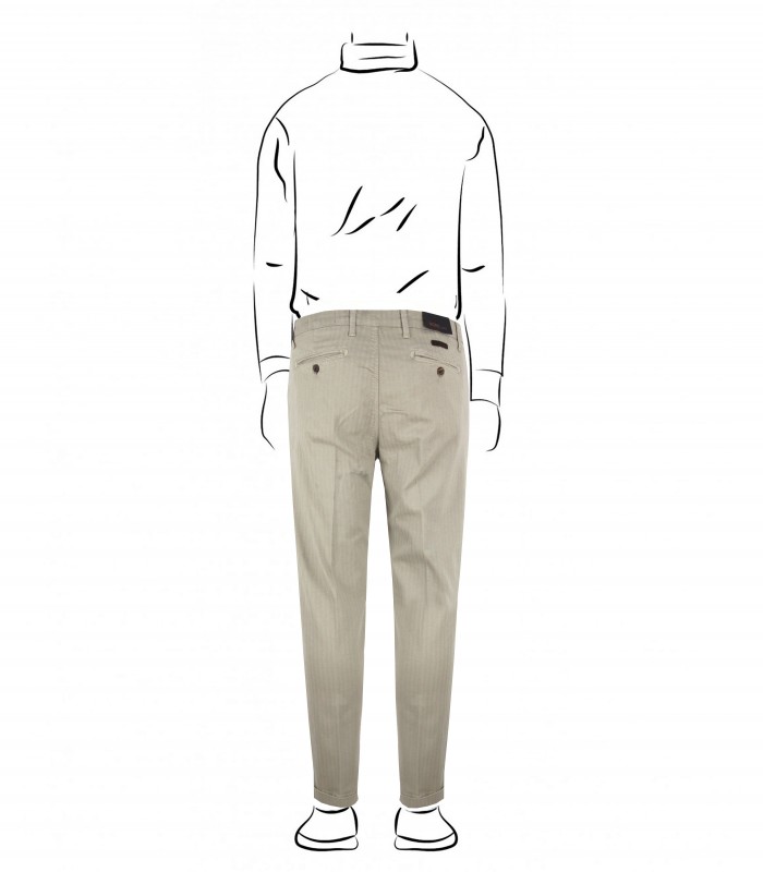 MI2310 - Pantalone Tasca America Capri Armaturato