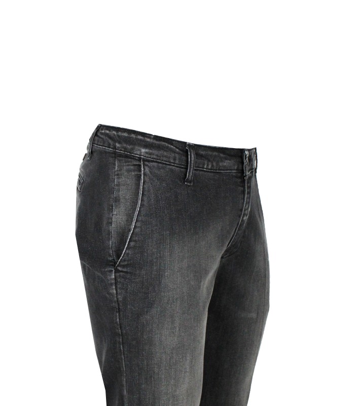 MJ759 - Jeans Tasca America Nero Slim