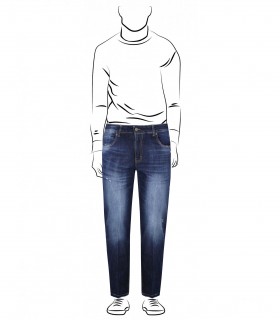 MJ891 - Jeans 5 Tasche Denim Slim