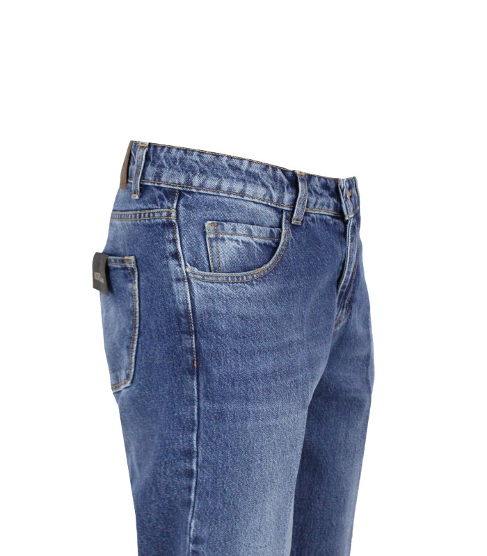MJ516 - Jeans 5 Tasche Denim Fisso Slim