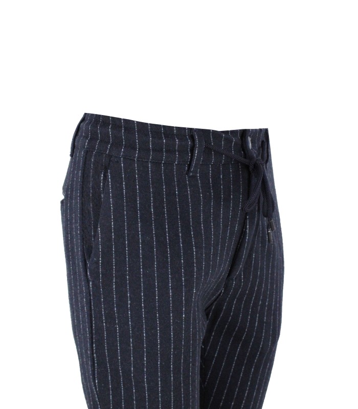 MP742 - Pantalaccio Maglina a Righe Slim