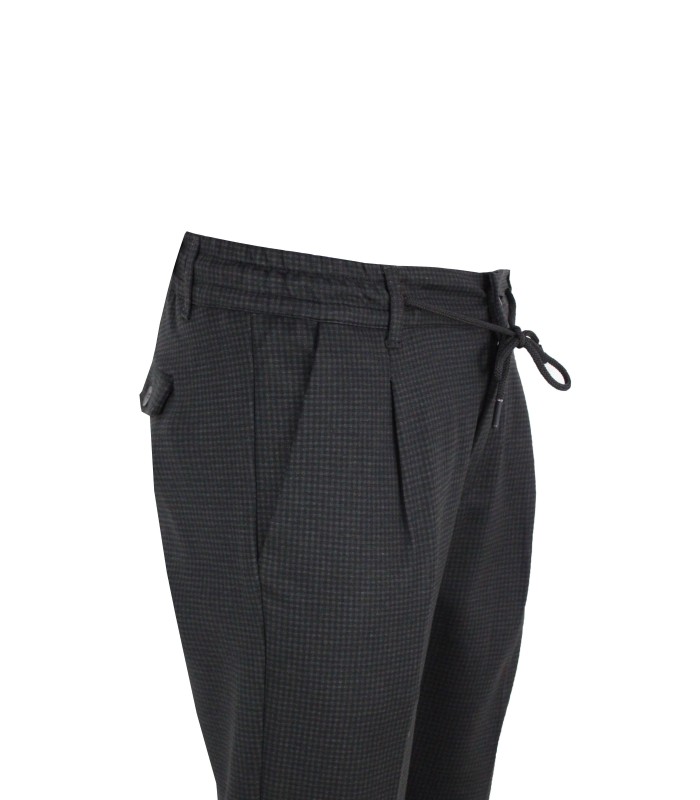 MP744 - Pantalaccio con Pinces Punto Milano Fantasia