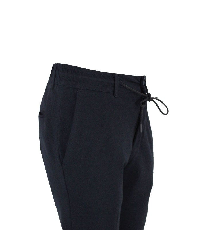 MP980 - Pantalaccio Punto Milano Tinta Unita Slim