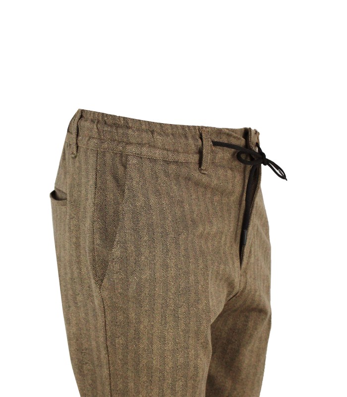 MP979 - Pantalaccio con Pinces Punto Milano Fantasia