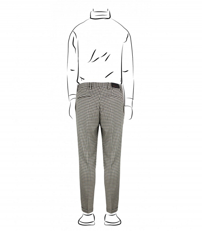 ML411 - Pantalone T/A Sartoriale 2 Pinces Fantasia