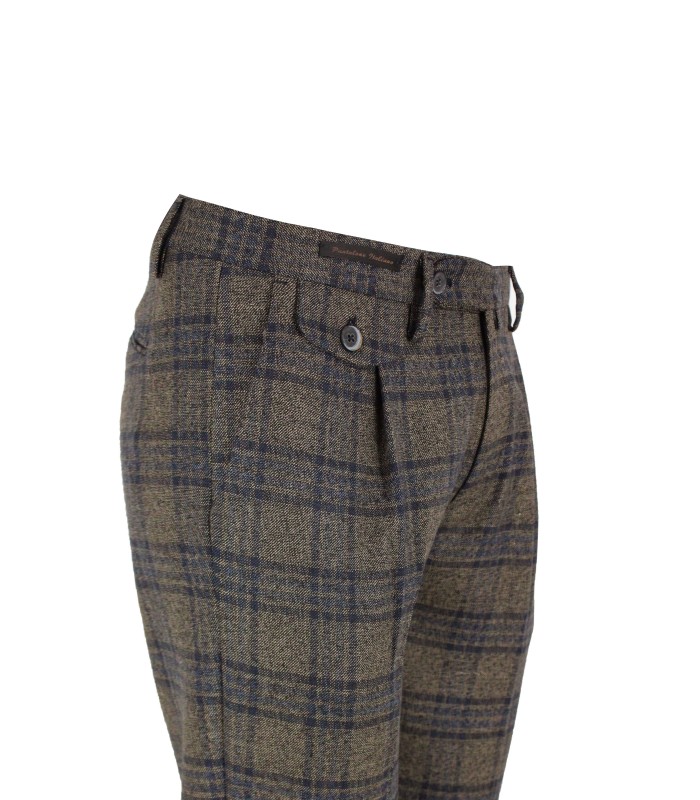 ML281 - Pantalone T/A Sartoriale con Pinces Fantasia