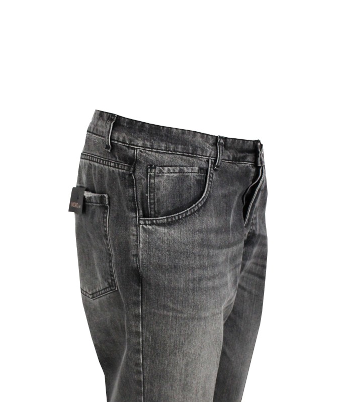 MJ8864 - Jeans 5 Tasche Nero Denim Fisso