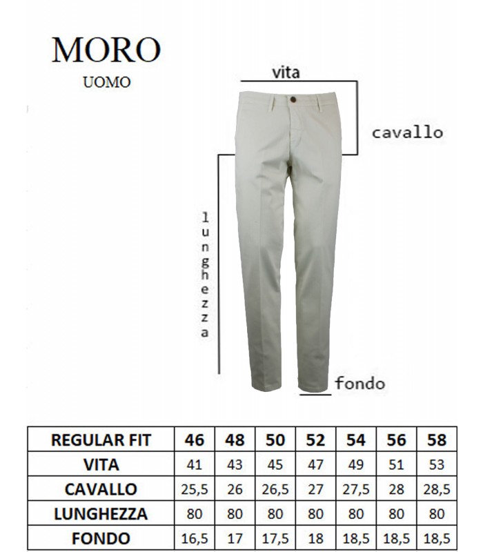 MI2232 Pantalone Tasca America Spigato Regular