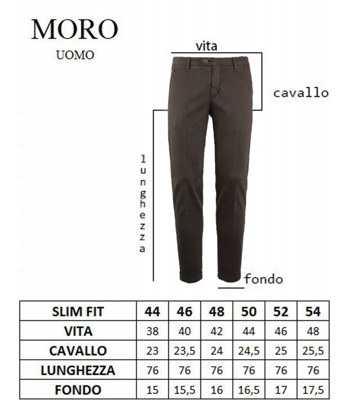 MI2276 Pantalone Tasca America Armaturato Slim