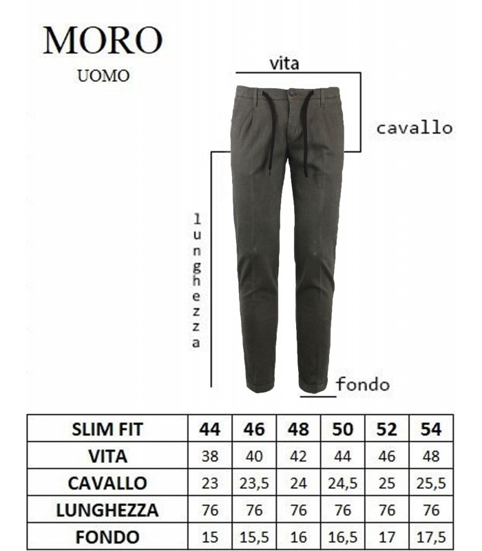 MI2216 Pantalaccio Tinto in Filo Slim