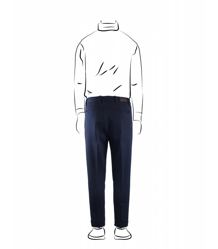 ML432 Pantalone T/America Doppia Pinces Slim