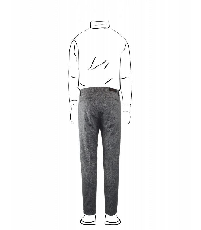 ML659 Pantalone T/America Manolana Pinces Slim