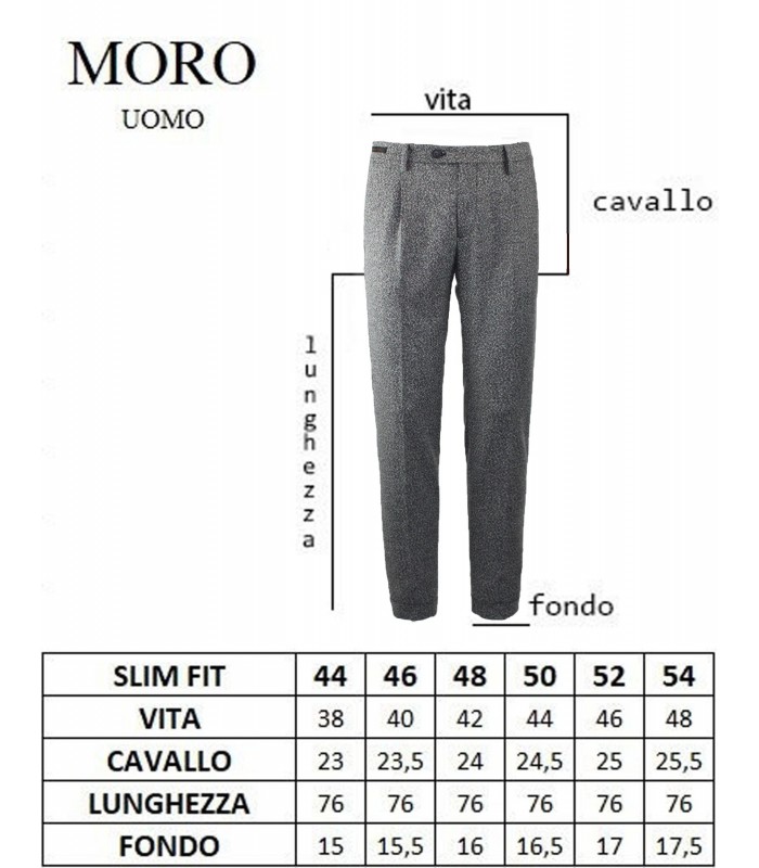 ML659 Pantalone T/America Manolana Pinces Slim