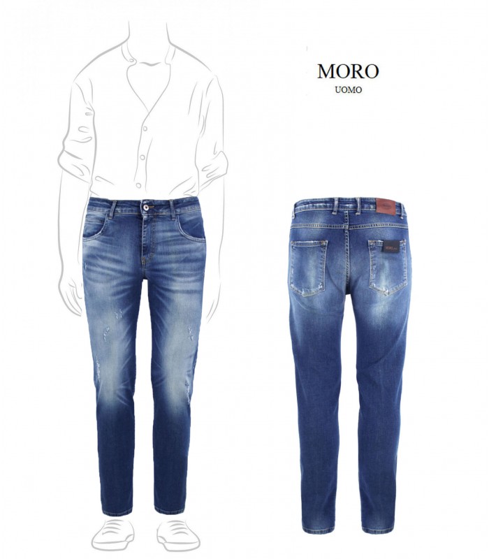 MJ854 - Jeans 5 tasche Slim