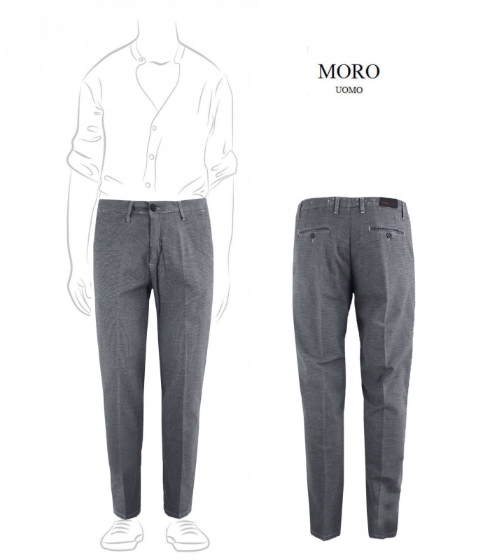 ME2279 - Pantalone Tasca America Tinto in Filo Regular