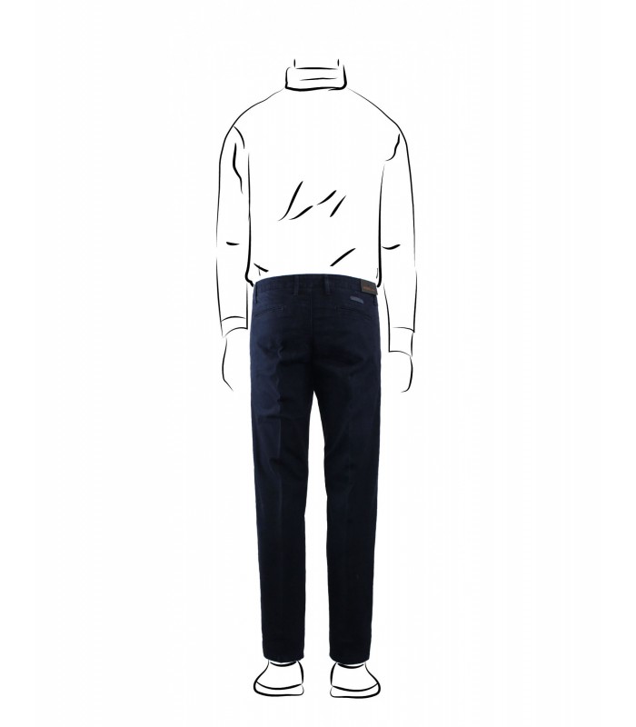 MI2201S Pantalone Tasca America Gabardina Slim