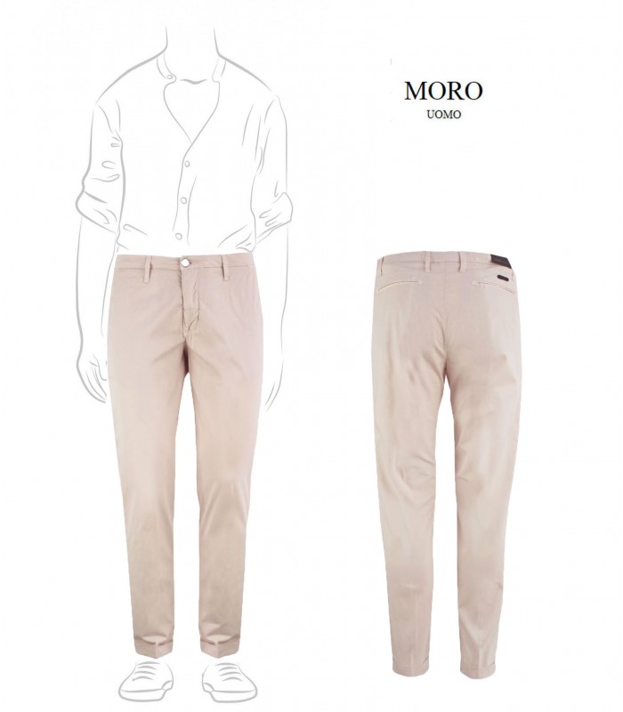 ME2281 - Pantalone Tasca America Capri Cinta a Mano