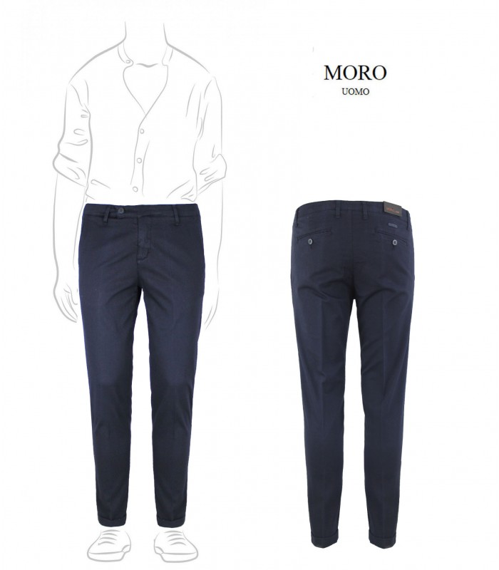 ME2283 - Pantalone Tasca America Capri Armaturato