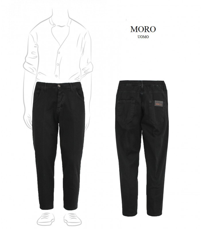 MH360 - Pantalone 5 Tasche con Elastico Drill