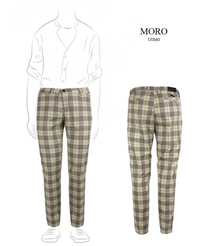 MF254 - Pantalone Tasca America Gabardina Fantasia